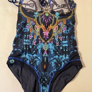 Maaji Blue One-Piece Swimsuit